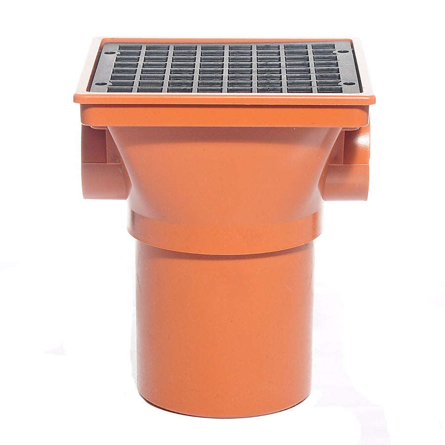 Underground Soil Pipe 110mm Square Hopper - drainagedistribution.co.uk