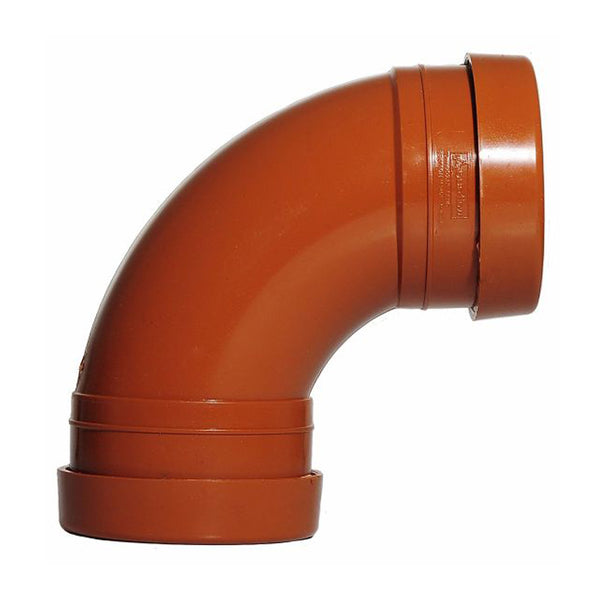 Underground Soil Pipe 110mm Bend 92° Double Socket - THE DRAINAGE DISTRIBUTION COMPANY